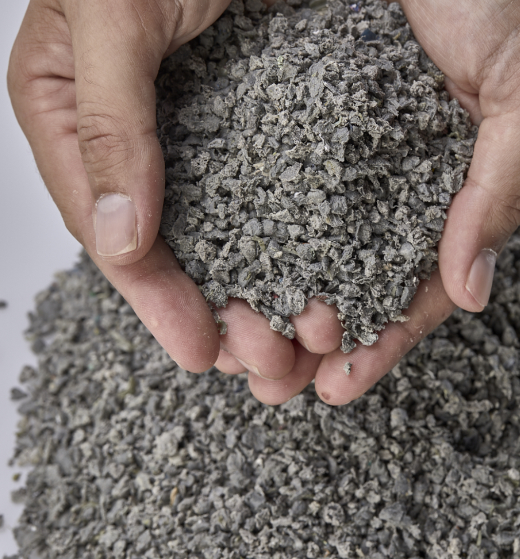 materia prima riciclata bluair 